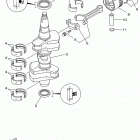 F40ESRA/F40MJHA/F40TLRA/F30TLRA/F40MSHA/F40MLHA Коленчатый вал и Поршень