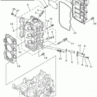 F40ESRA/F40MJHA/F40TLRA/F30TLRA/F40MSHA/F40MLHA Цилиндр и картер 2