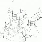 F50TLRA/T50TLRA/F50TJRA Lower casing  drive two  f50tlra