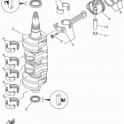 F50TLRA/T50TLRA/F50TJRA Crankshaft  piston