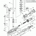F50TLRA/T50TLRA/F50TJRA Lower casing  drive one  t50tlra
