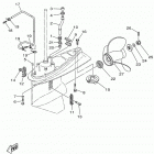 LF115TXRA/F115TXRA/F115TLRA/F115TJRA Lower casing drive 2 (f115)