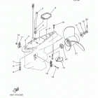 LF225TXRA/F225TURA/LF200TXRA/F225TXRA/F200TXRA/LF225TURA Lower casing drive 2 f200 225