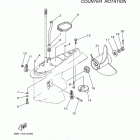 LF225TXRA/F225TURA/LF200TXRA/F225TXRA/F200TXRA/LF225TURA Lower casing drive 4 lf200 225