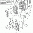 LF225TXRA/F225TURA/LF200TXRA/F225TXRA/F200TXRA/LF225TURA Цилиндр и картер 1