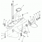 SX250TXRA/LX225TXRA/SX225TXRA/LX250TURA/LX250TXRA/SX225TURA/SX250TURA Lower casing drive 4 l225 250