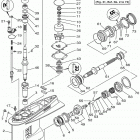 Z150TXRA/LZ150TXRA/Z200TXRA/Z175TXRA/Z150TLRA/LZ200TXRA Lower casing drive 3