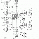 130TLRZ/115TJRZ/130TXRZ/L130TXRZ/115TLRZ/115TXRZ Коленчатый вал и Поршень