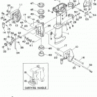 3MSHKZ/3MSHZ Upper casing bracket