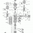 LX150TXRZ/SX200TXRZ/LX200TXRZ/SX150TXRZ Коленчатый вал и Поршень