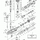 LX250TURZ/LX225TXRZ/LX250TXRZ/SX250TURZ/SX225TXRZ/SX225TURZ/SX250TXRZ Lower casing drive 3 l225 l250