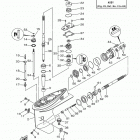 T50TLRZ/F50TLRZ Lower casing  drive 1  f50tlrz
