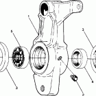 W878327 TRAIL BOSS 4X4 Front tightener assembly, l.h.-pn  1380004  /  front tig...