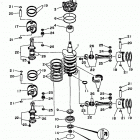 115TLRY/115TXRY/130TXRY/115TJRY/L130TXRY/130TLRY Коленчатый вал и Поршень