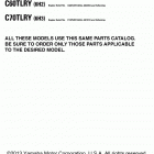 C60TLRY/C70TLRY Models in this catalog