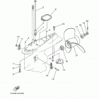 SX250TXRY/SX225TXRY/LX225TXRY/LX250TURY/LX250TXRY/SX225TURY/SX250TURY Lower casing drive 2 sx
