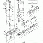 Z150TXRY/LZ200TXRY/Z200TLRY/Z200TXRY/Z150TLRY/LZ150TXRY Lower casing drive 3 68g 68k