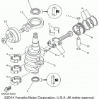 F25MLHX/F25ESHX/F25TLRX/F25MSHX/F25ELHX/F25ELRX Коленчатый вал и Поршень