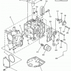 F25MLHX/F25ESHX/F25TLRX/F25MSHX/F25ELHX/F25ELRX Цилиндр и картер 1