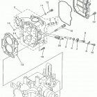 F25MLHX/F25ESHX/F25TLRX/F25MSHX/F25ELHX/F25ELRX Цилиндр и картер 2