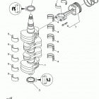 F80TXRX/F100TXRX/F100TLRX/F80TLRX Коленчатый вал и Поршень