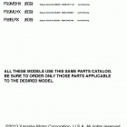 F9.9MSHX/F9.9ELRX/F9.9MLHX Models in this catalog
