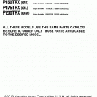 P200TLRX/P150TLRX/P175TLRX Models in this catalog