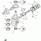 F25TLRW/F25ELHW/F25ESHW/F25ELRW Коленчатый вал и Поршень
