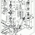 S250TURW/L225TURW/S225TURW/L225TXRW/L250TXRW/L250TURW/S225TXRW/S250TXRW Power trim tilt assembly 1