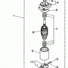 C40MSHV/C40ELRV/C40ESHV/C40PLRV Alternate 1 starting motor eh er pr
