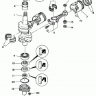 C40MSHV/C40ELRV/C40ESHV/C40PLRV Коленчатый вал и Поршень