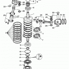 S250TURV/L225TURV/S225TURV/L225TXRV/L250TXRV/L250TURV/S225TXRV/S250TXRV Коленчатый вал и Поршень
