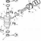 T9.9ELRV/T9.9MXHV/T9.9MLHV/T9.9EXRV/T9.9ELHV/T9.9EXHV Коленчатый вал и Поршень