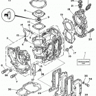 C25MSHU/C25ELRU/C25MLHU/C25ELHU Блок цилиндров
