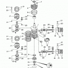 S130TLRU/L130TXRU/S115TLRU/S115TXRU/130TLRU/115TLRU/S130TXRU/115TJRU Коленчатый вал и Поршень