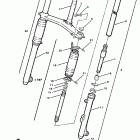 W867027 SCRAMBLER Front fork assembly-scrambler