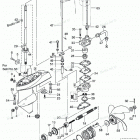 NSF6B Gear Case, Drive Shaft & Gear Case, Propeller Shaft