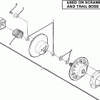 W857527 TRAIL BOSS Driven clutch assembly.