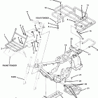 W857527 TRAIL BOSS Frame assembly with racks-scrambler