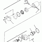 W857527 TRAIL BOSS Starting motor assembly