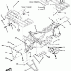 W857527 TRAIL BOSS Frame assembly with racks-trail boss
