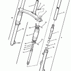 W857527 TRAIL BOSS Front fork assembly-scrambler