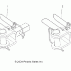 SPORTSMAN 500 EFI TRACTOR - A10MN50ET Body hitches