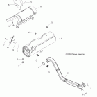SPORTSMAN EPS 550 - A10ZX55AL/AT/AX Глушитель