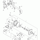 FJR1300A FJR13AECR/FJR13AER ВОДЯНОЙ НАСОС