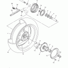 FJR1300E FJR13ESECR/FJR13ESER Заднее колесо