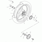FJR1300E FJR13ESECR/FJR13ESER Переднее колесо
