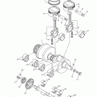 V-MAX VMX17ECGY/VMX17EGY Коленчатый вал и Поршень