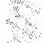 XT250 XT250E/XT250EC Коленчатый вал и Поршень