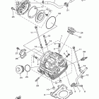 XT250 XT250E/XT250EC ГОЛОВКА ЦИЛИНДРА